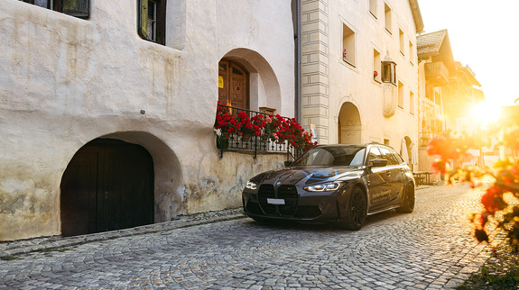 BMW im Wald 