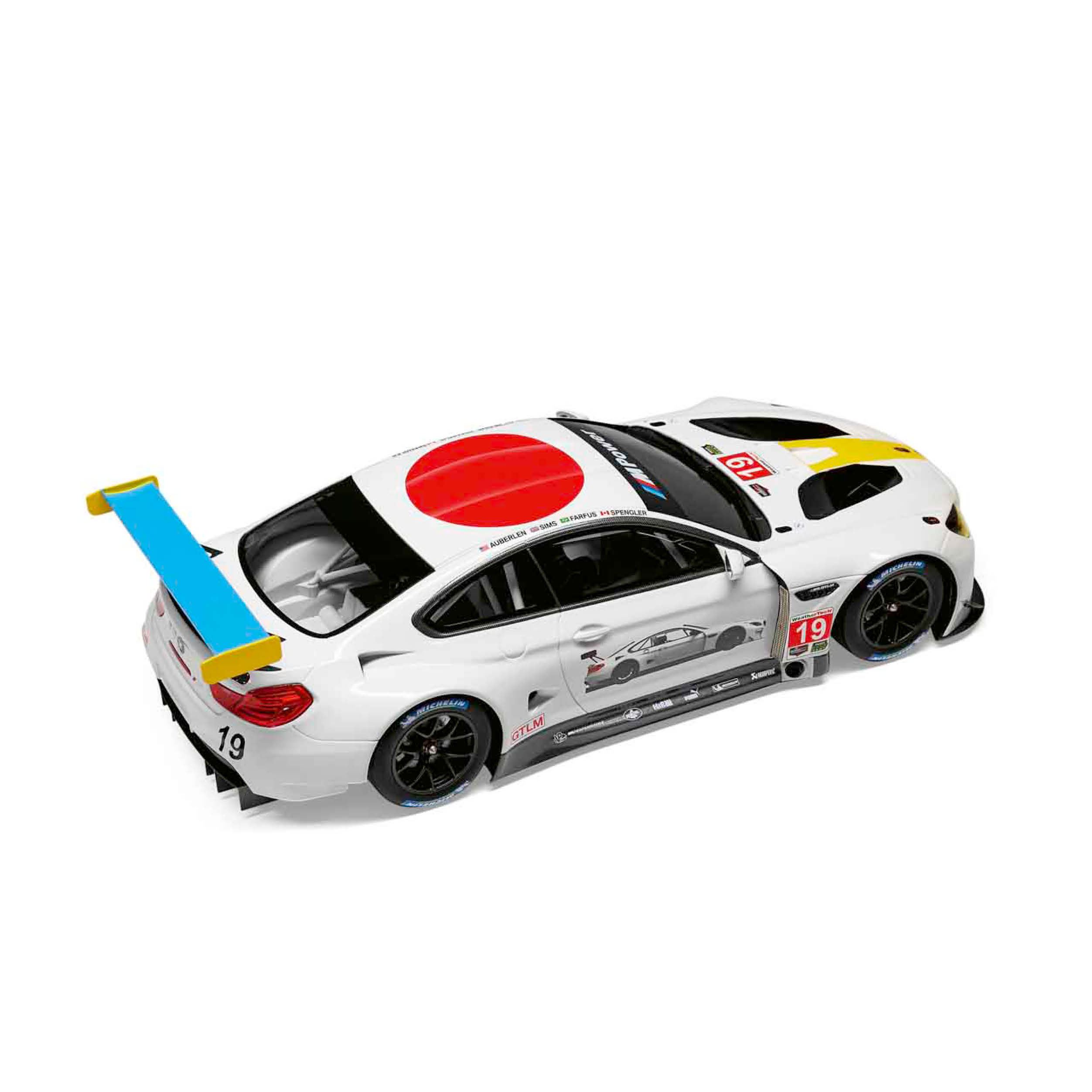  Miniatur  BMW M6 GTLM Art  Car  J Baldessari Hutter Dynamics